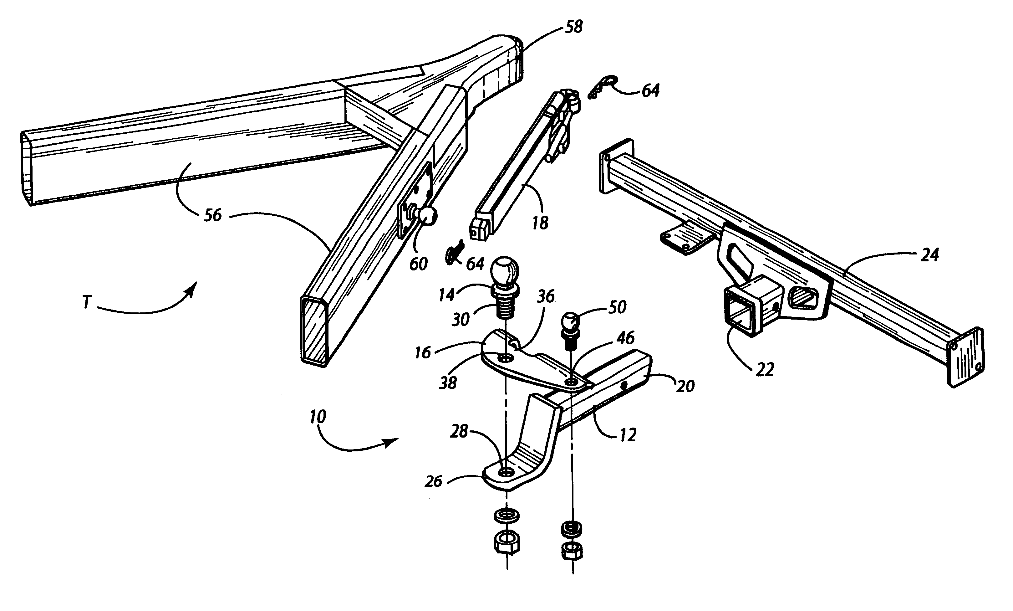 Sway control conversion bracket