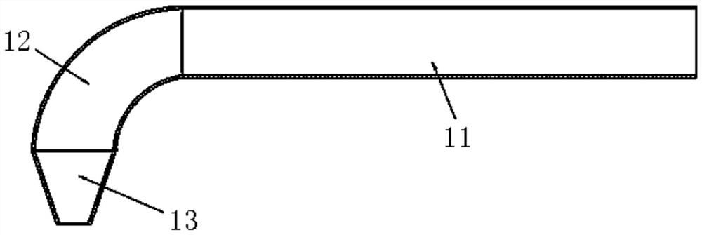 Preparation method of flue gas bipolar heat exchanger for radiant tube burner