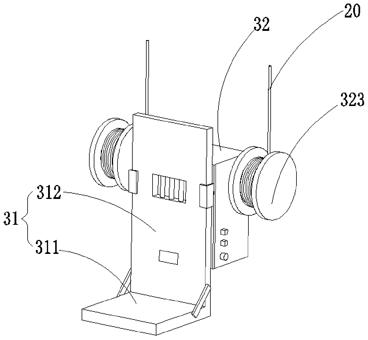 A high-voltage line maintenance combined device and live working method thereof