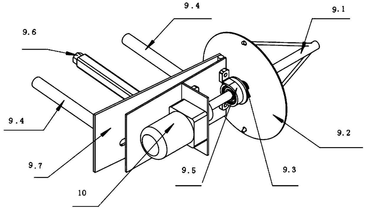 Electric mulching film removing machine and method