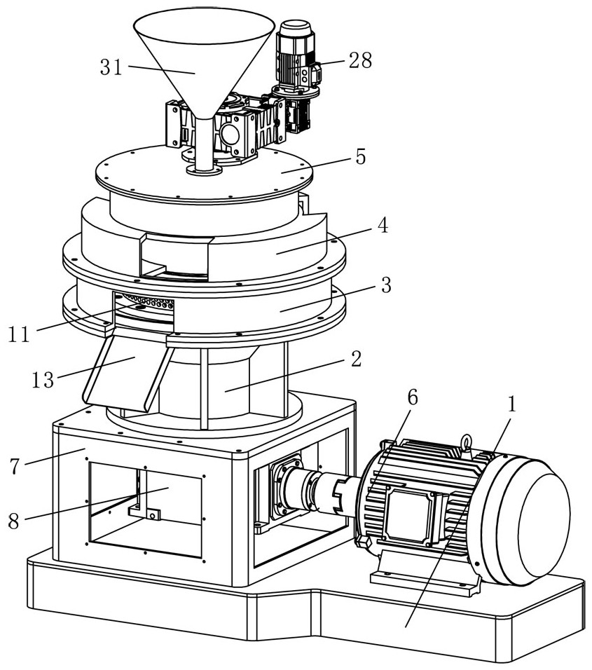 Suspended sludge granulator