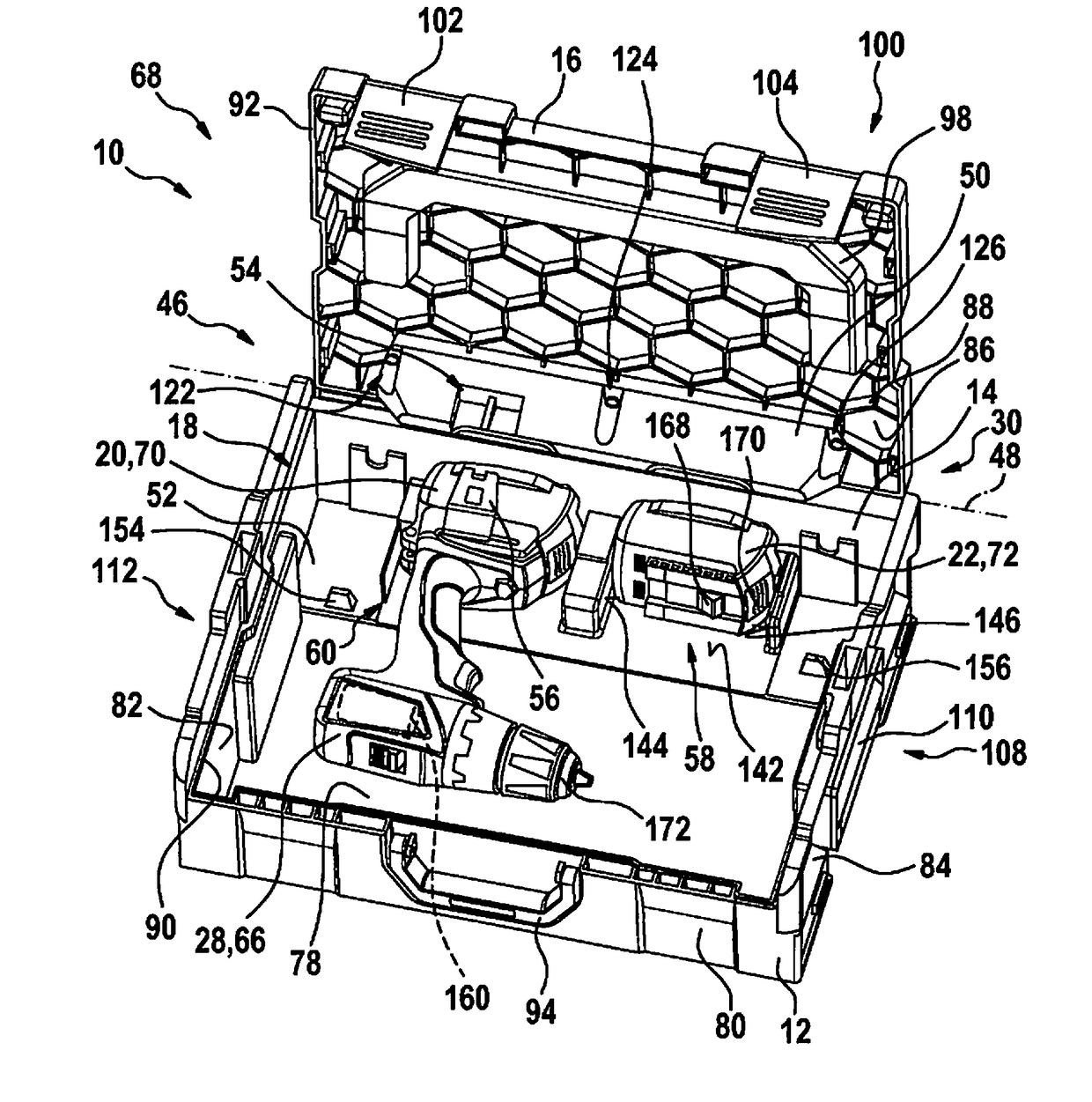 Handheld tool case