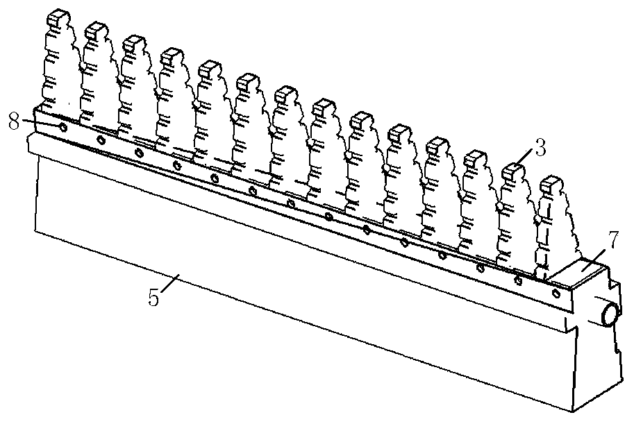 Electrolysis-broaching combined machining tool electrodes