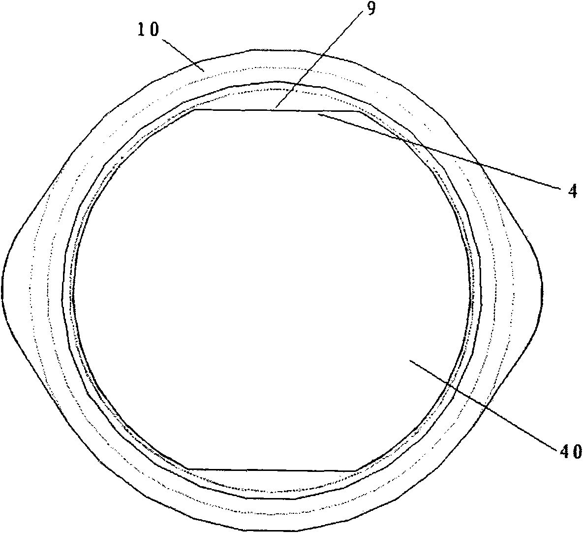 Intramedullary nail fixation device for fractured near end of thighbone