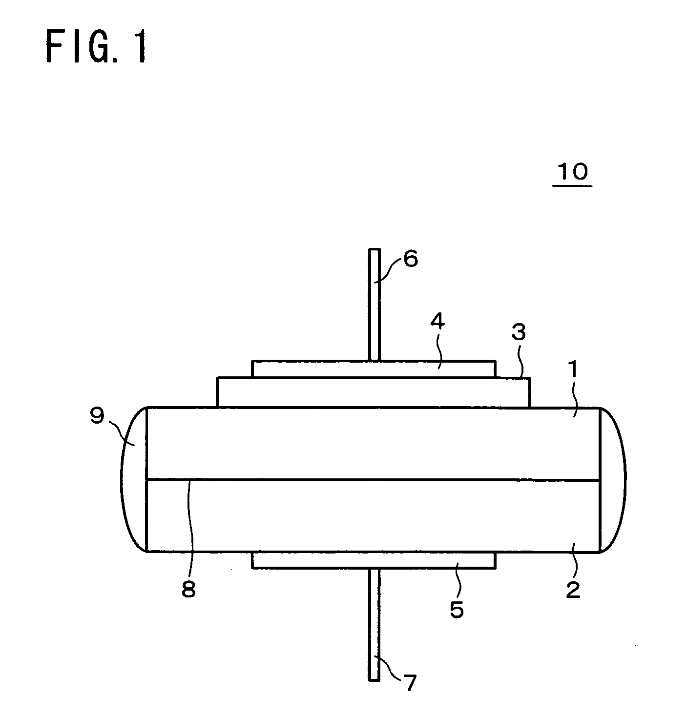 Detecting electrode and nitrogen oxide sensor using the same