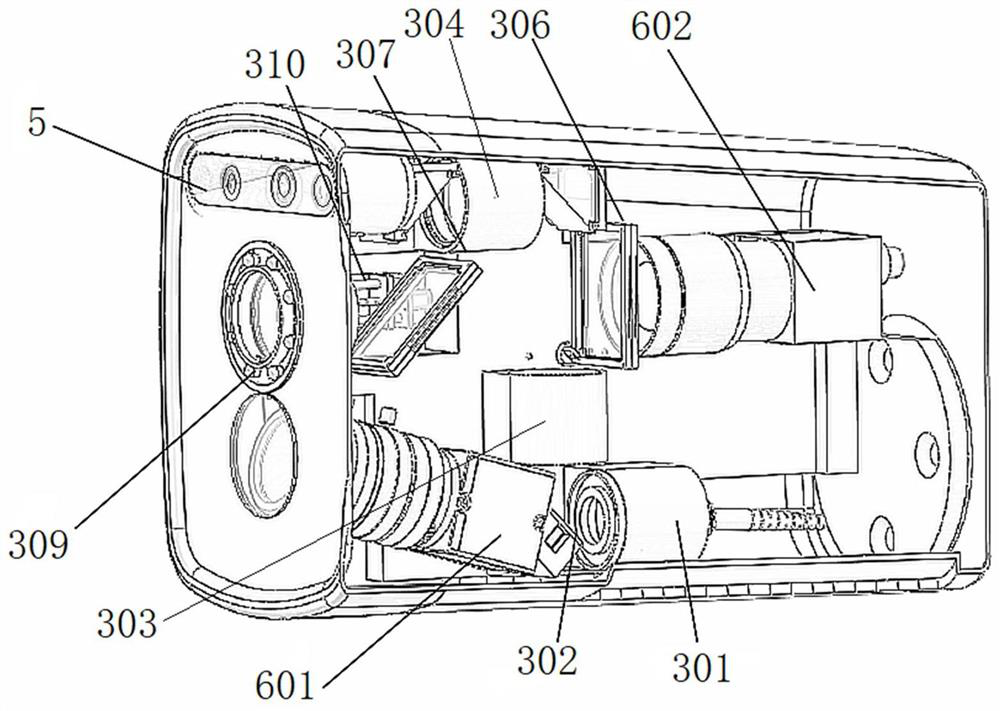 Spatial self-positioning ophthalmic optical coherence tomography system