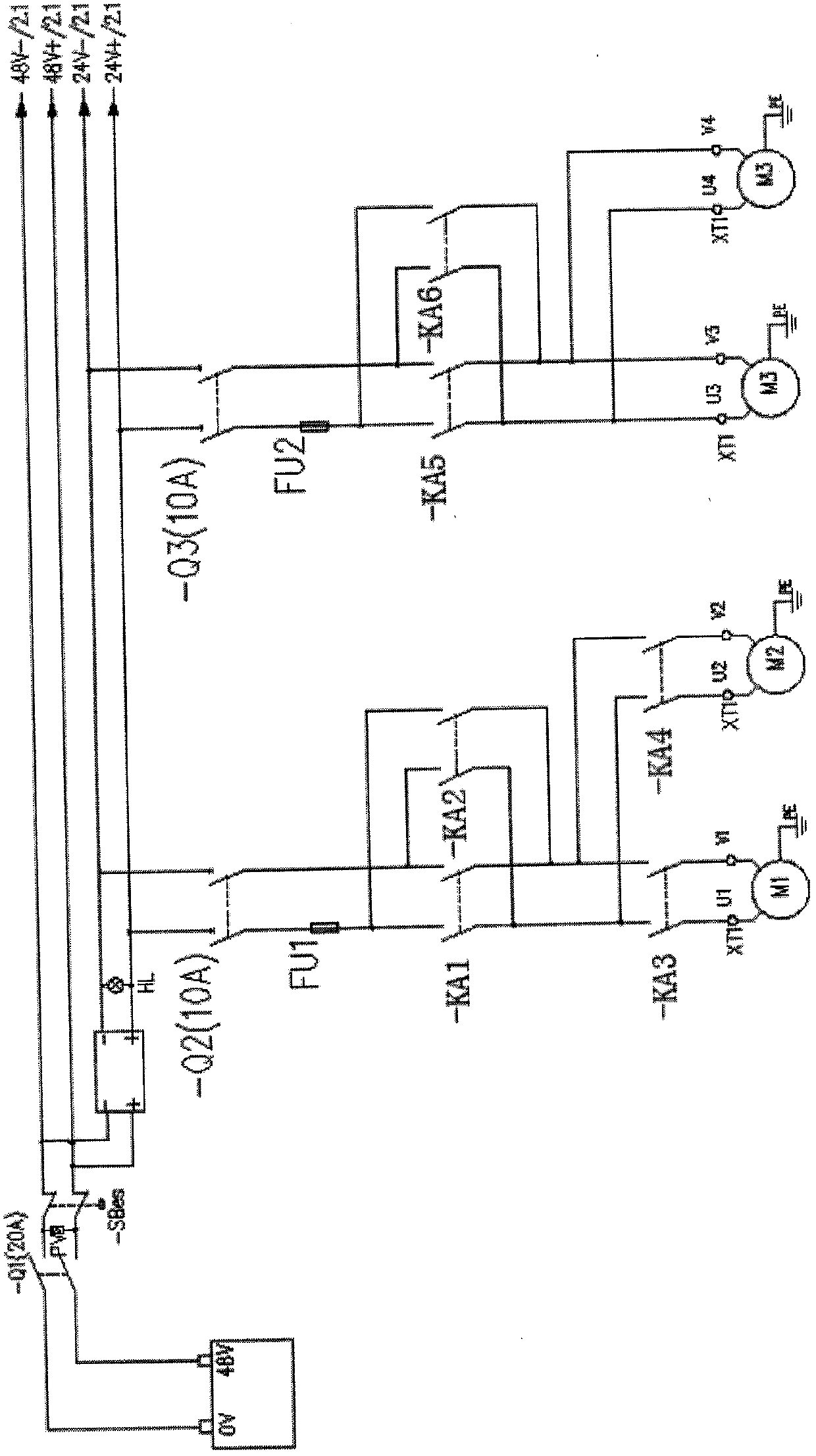 Medical vehicle electrical control system