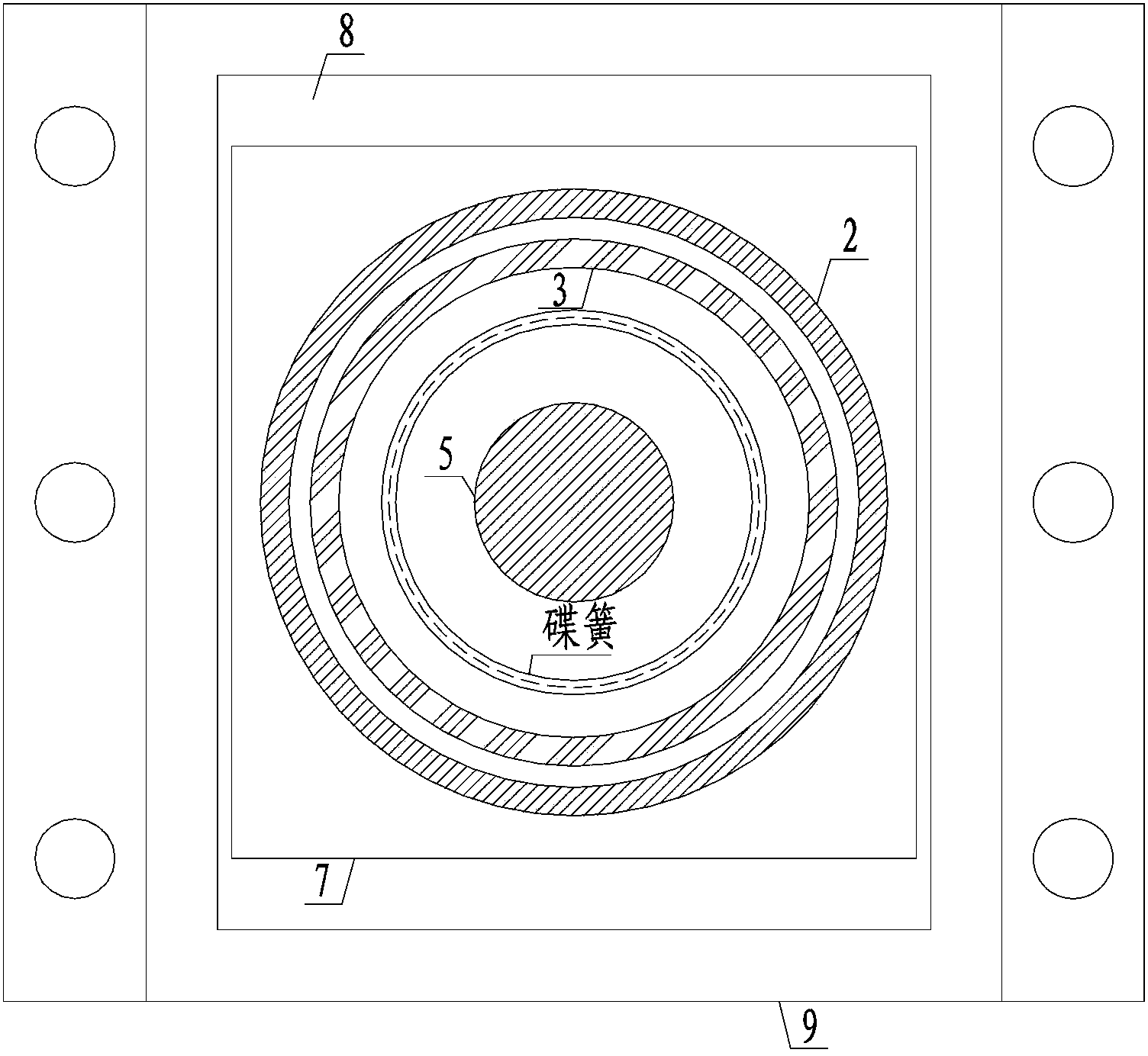 Tension-compression elastic support