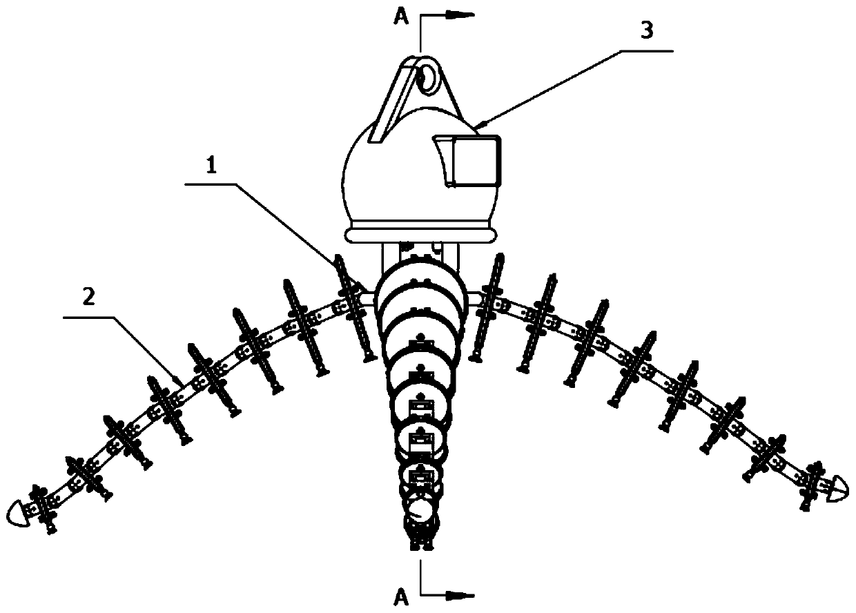 Efficient grabbing method for complicated-shaped object