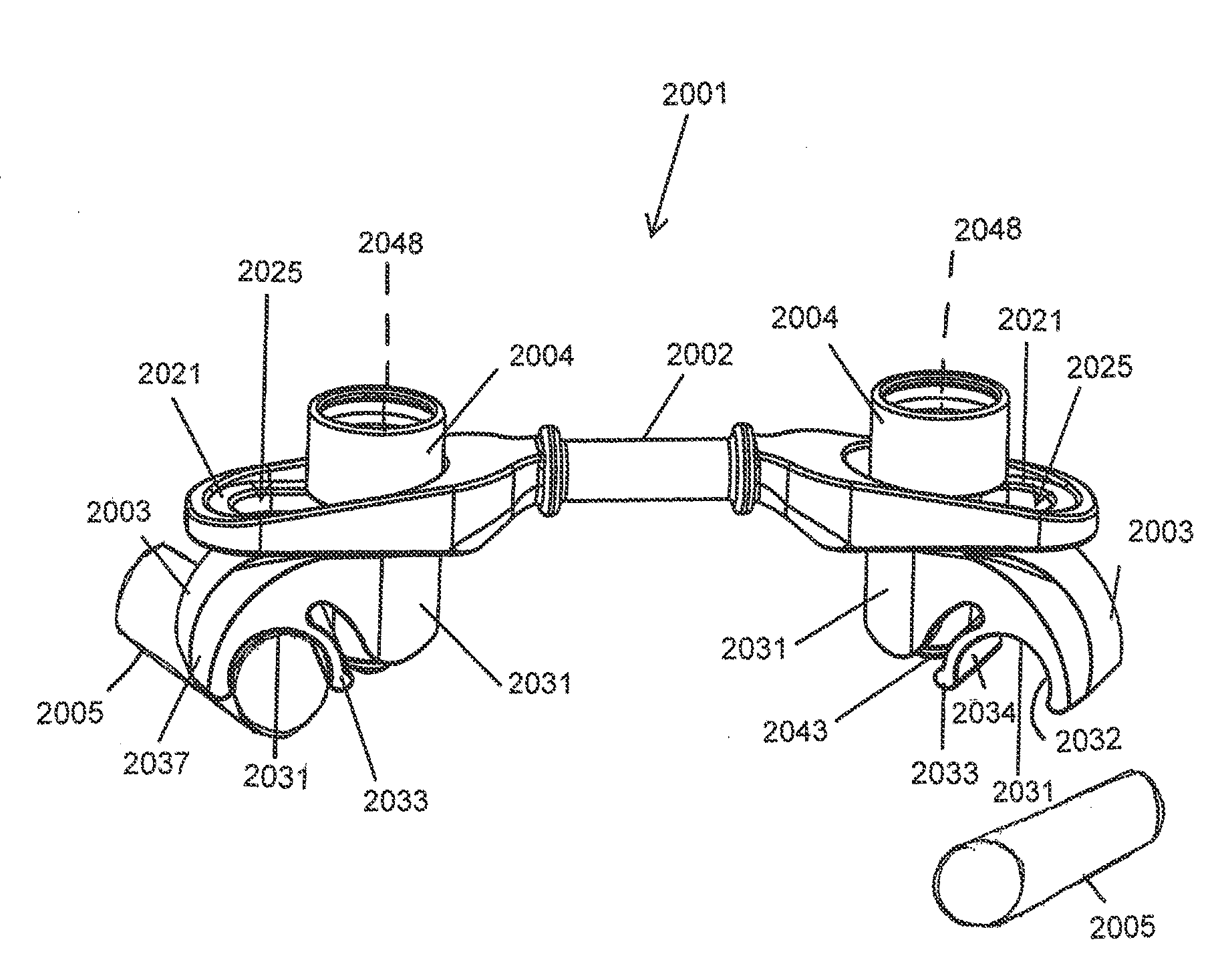 Cross link for spinal rod system