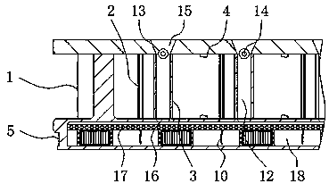 Anti-water-leakage planting plate device for light roof greening and soilless cultivation