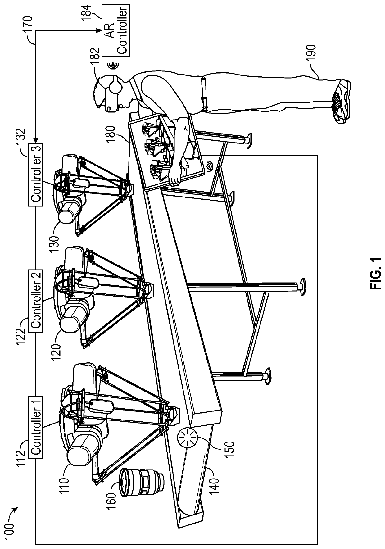 Augmented reality visualization for robotic picking system