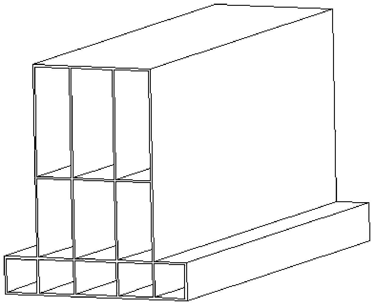 Fast production method of track beams different in size and shape