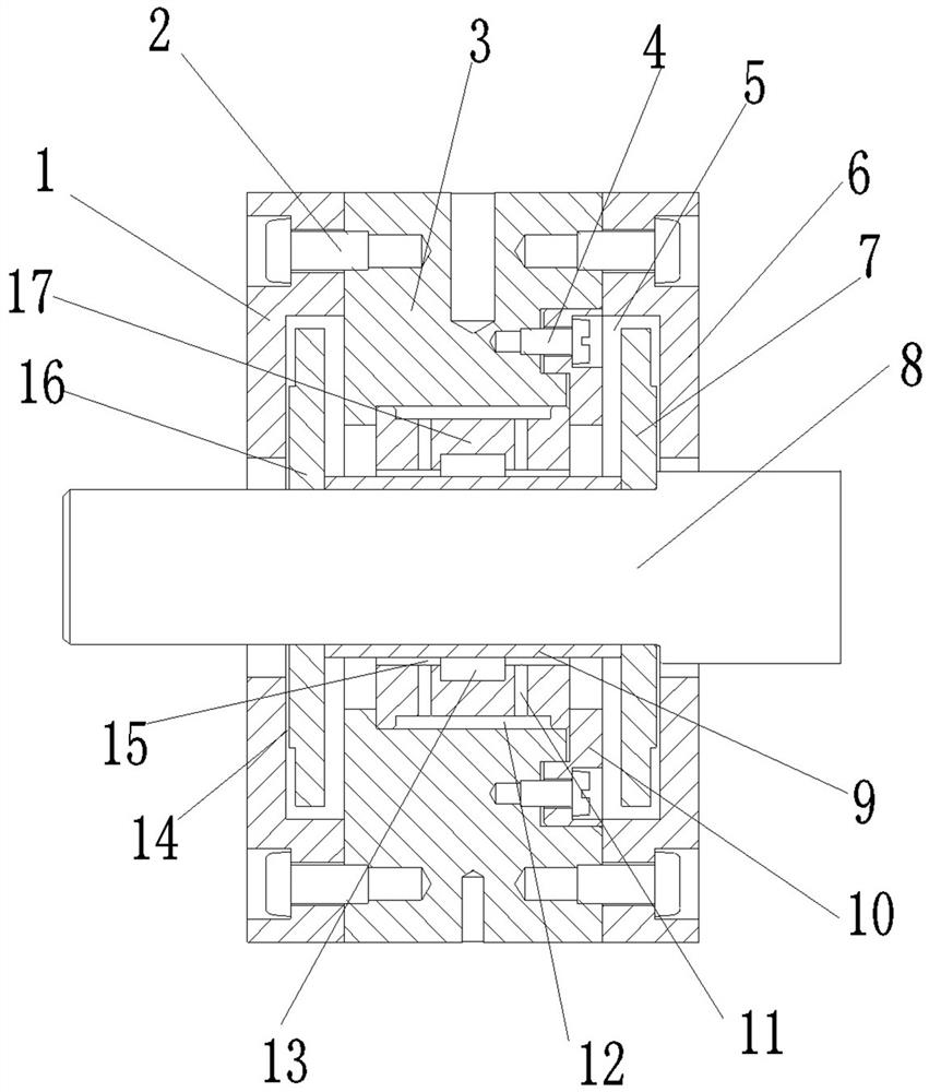 Supercritical carbon dioxide gas cooling and recycling device for Brayton cycle power generation system