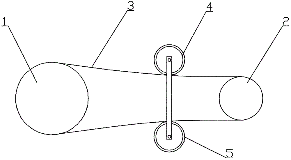 Belt wrap angle adjusting device for pumping unit