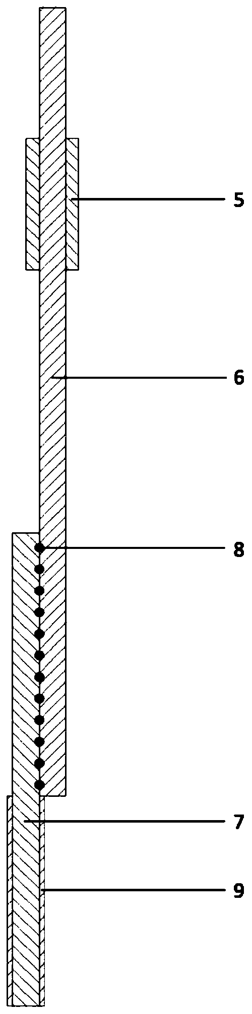 A kind of electroplating preparation method of lithium ion battery with reference electrode