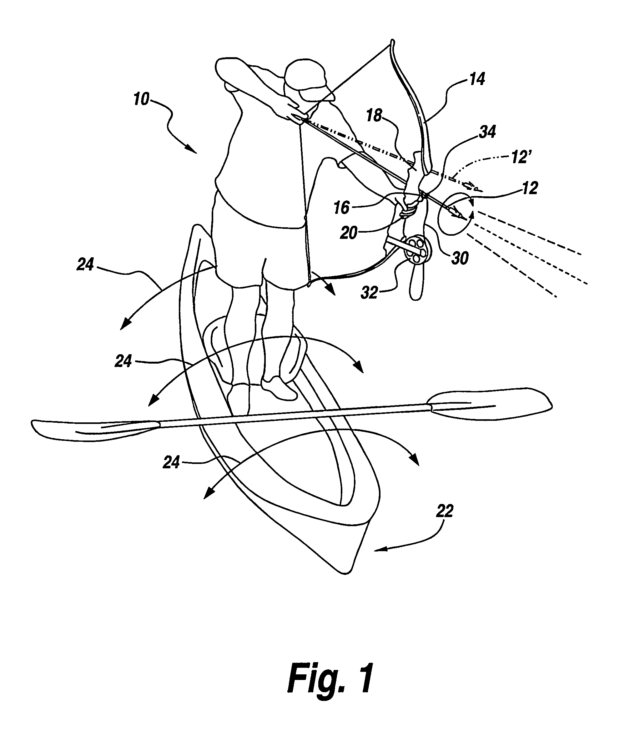 Mating arrow mounted slide and arrow rest cradle assembly for bowfishing and bowhunting