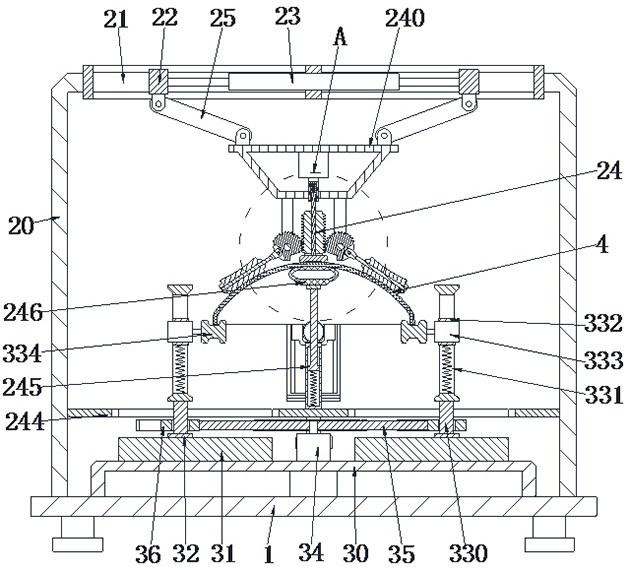 A large-scale petrochemical pressure vessel head manufacturing polishing machine