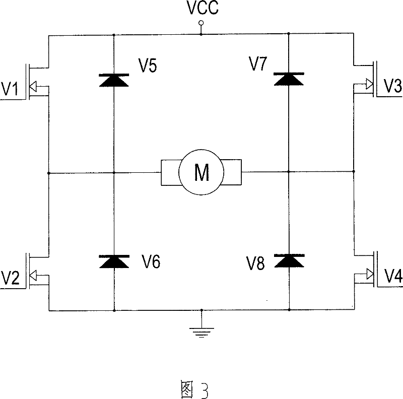 Position controlling method, position controlling device and electric tool containing the device