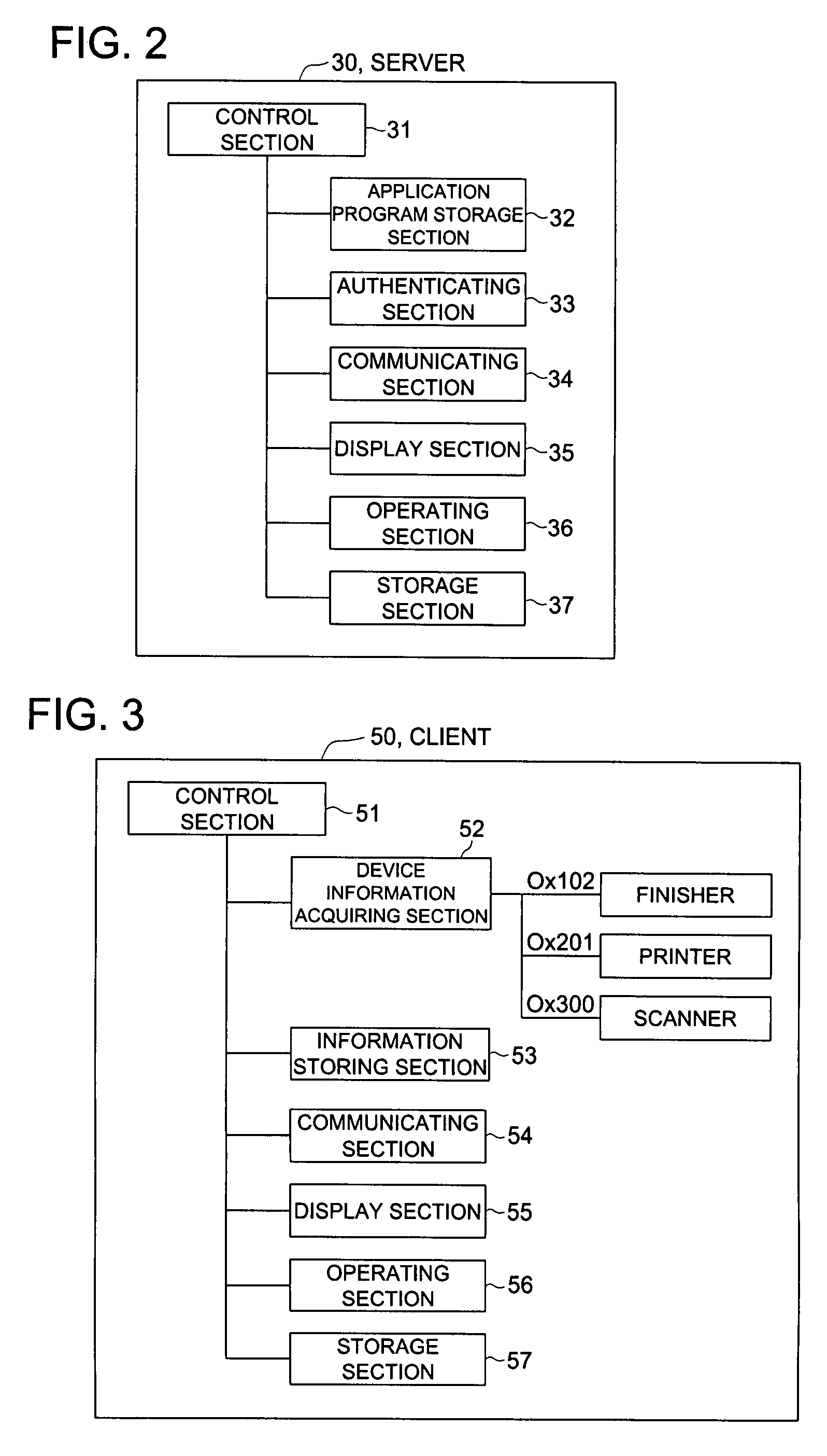 Image forming apparatus client/server type information processing system and information processing method