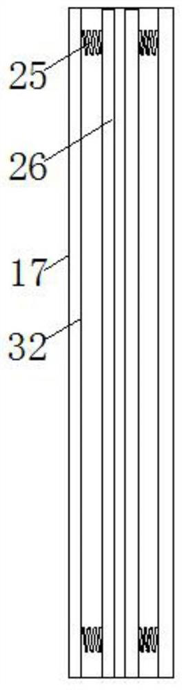 Waterproof paperboard surface film covering device and using method