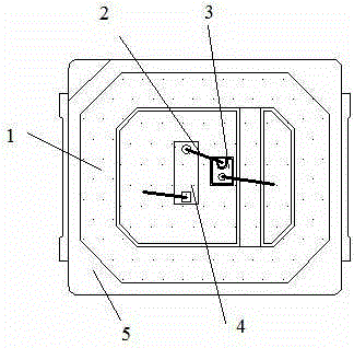 White-light LED light source with sterilization effect and manufacturing method thereof