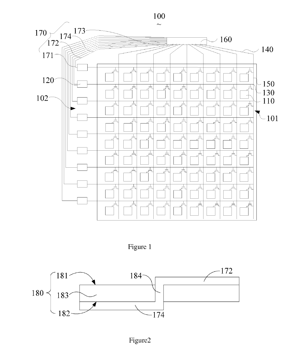 Display panel and array substrate thereof