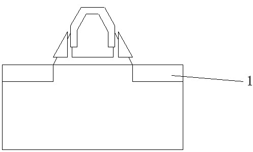 Device structure conducive to eliminating U-shaped nickel silicide and corresponding technology thereof