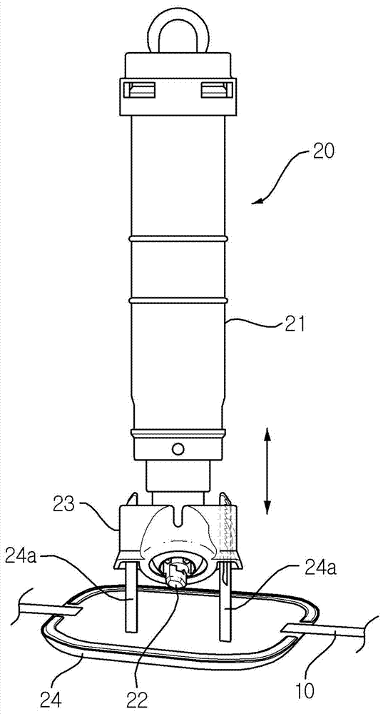 headlight washer for vehicle