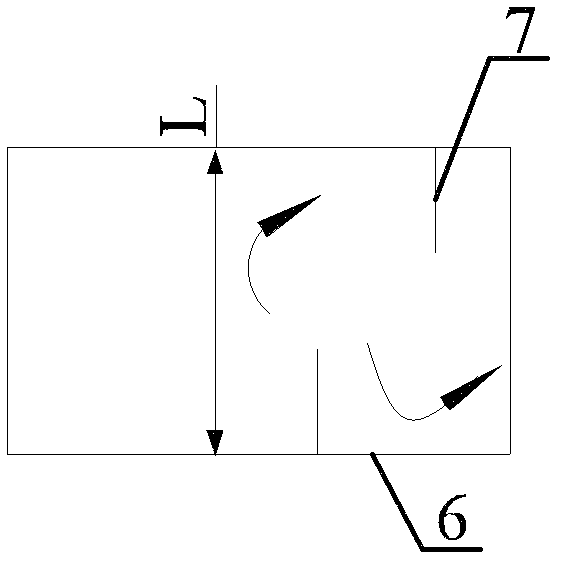 A compressor gas-liquid separation structure