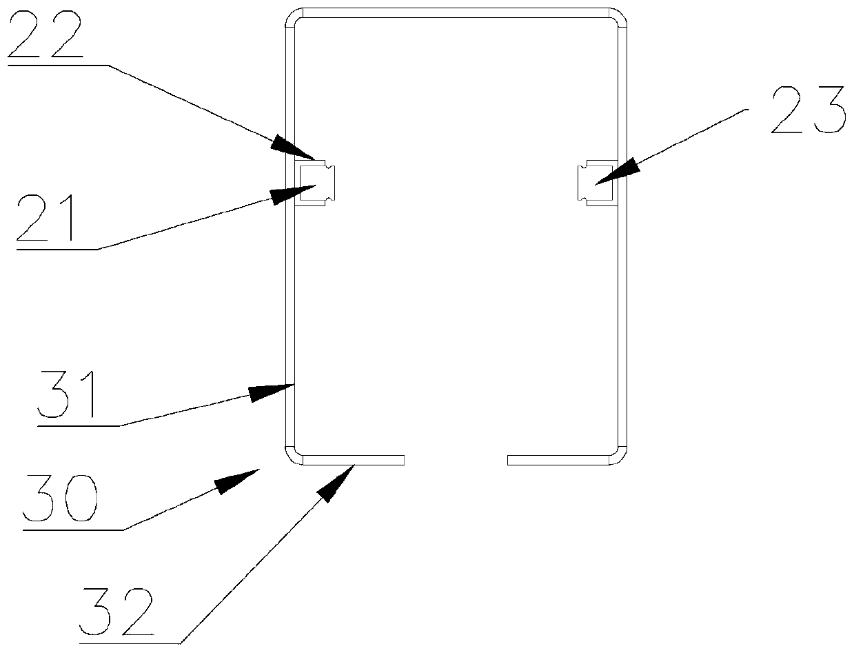 A suspension rail vehicle pickup system