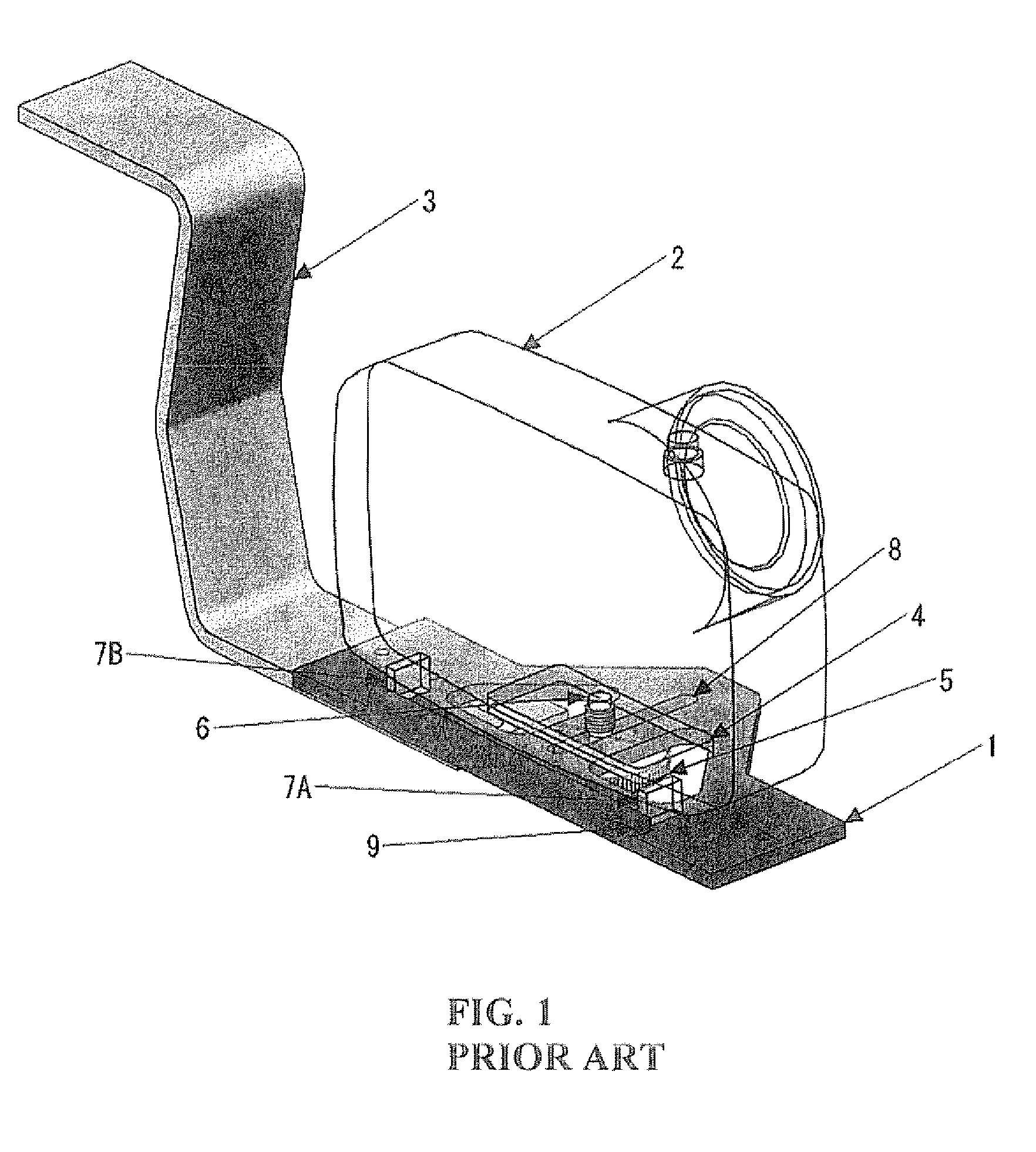 Base for underwater camera