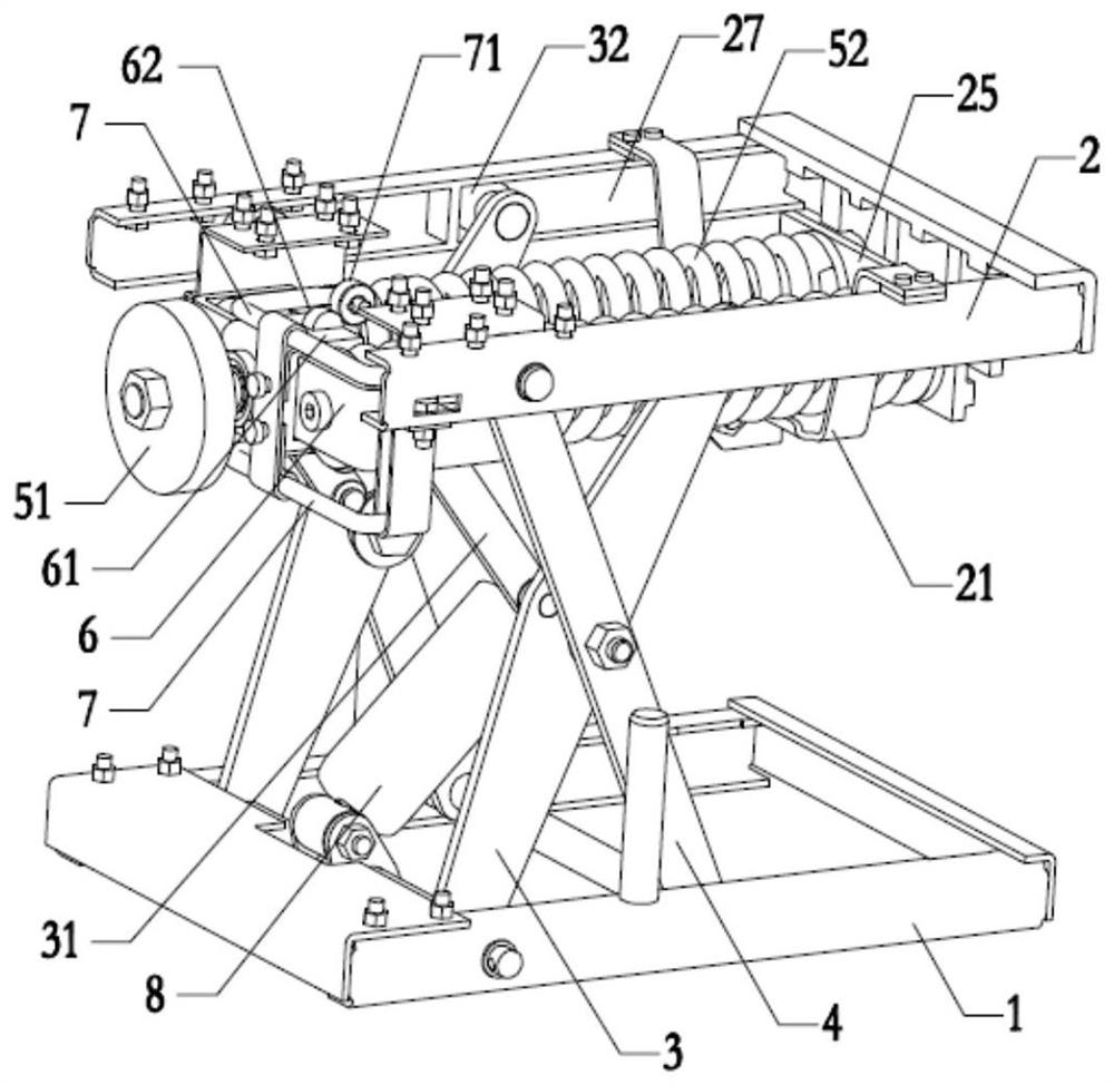 Nonlinear seat suspension