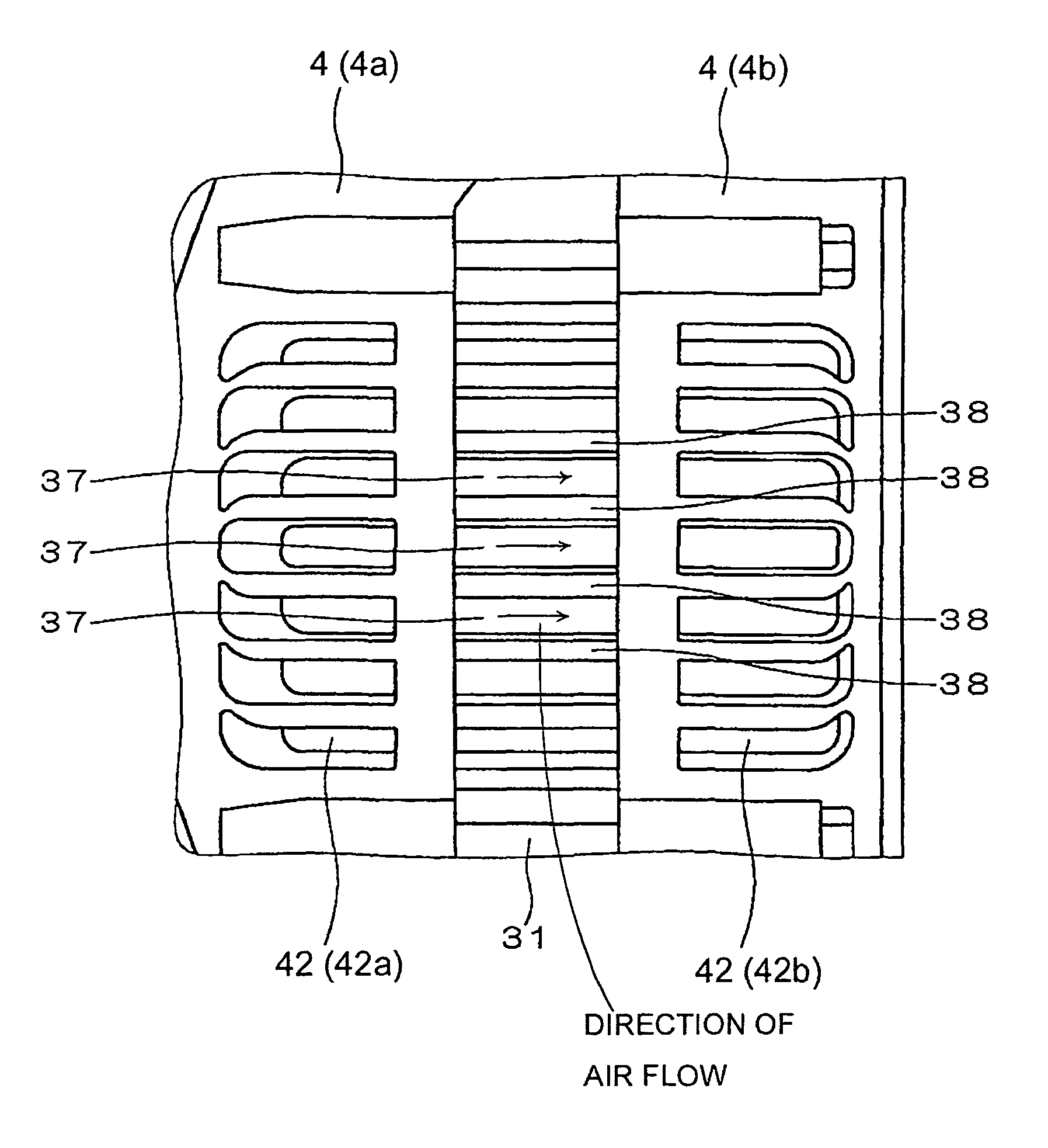 Rotary electric machine with stator outer surface designed to enhance heat dissipation