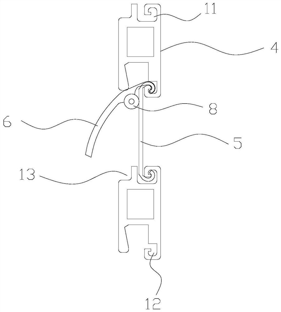 Electromagnetic independent opening and closing sunshade curtain