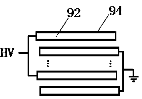 High-pressure atomizing dielectric barrier discharge plasma water treatment device