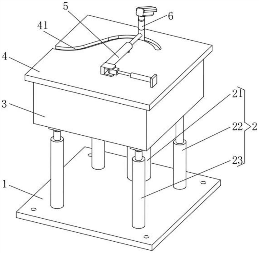 Crossroad traffic information acquisition device convenient for adjusting angle of camera