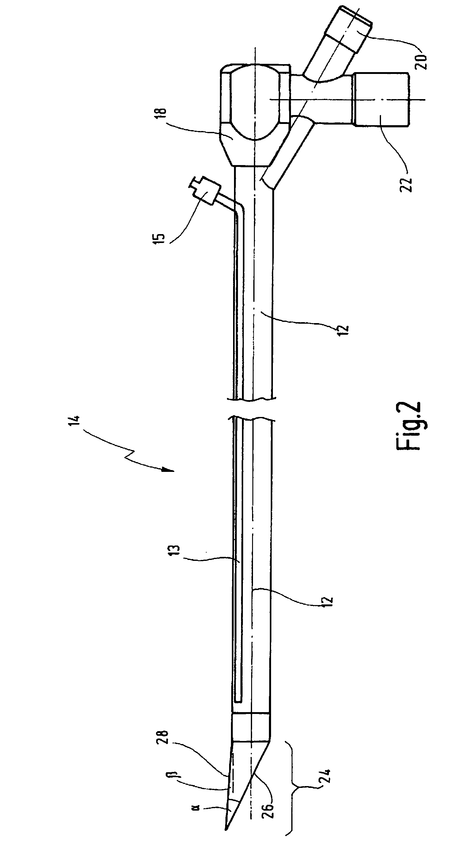 Endoscope, in particular for tracheotomy