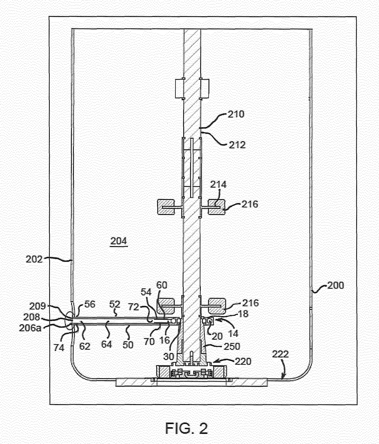 Shaft-Mounted Fluid Transfer Assembly for a Disosable Bioreactor