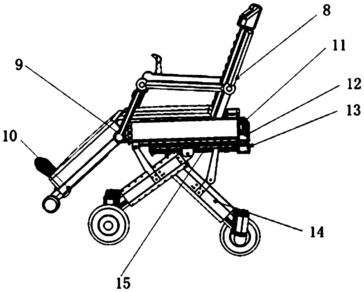 Multifunctional intelligent wheelchair control system and corresponding control method