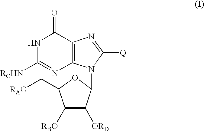 Oxypurine nucleosides and their congeners, and acyl derivatives thereof, for improvement of hematopoiesis