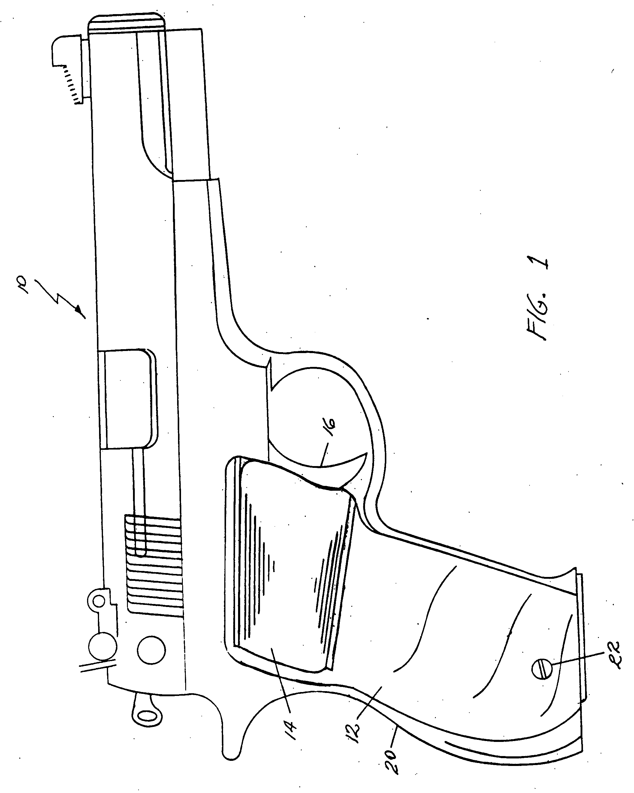 Target grip apparatus for a firearm