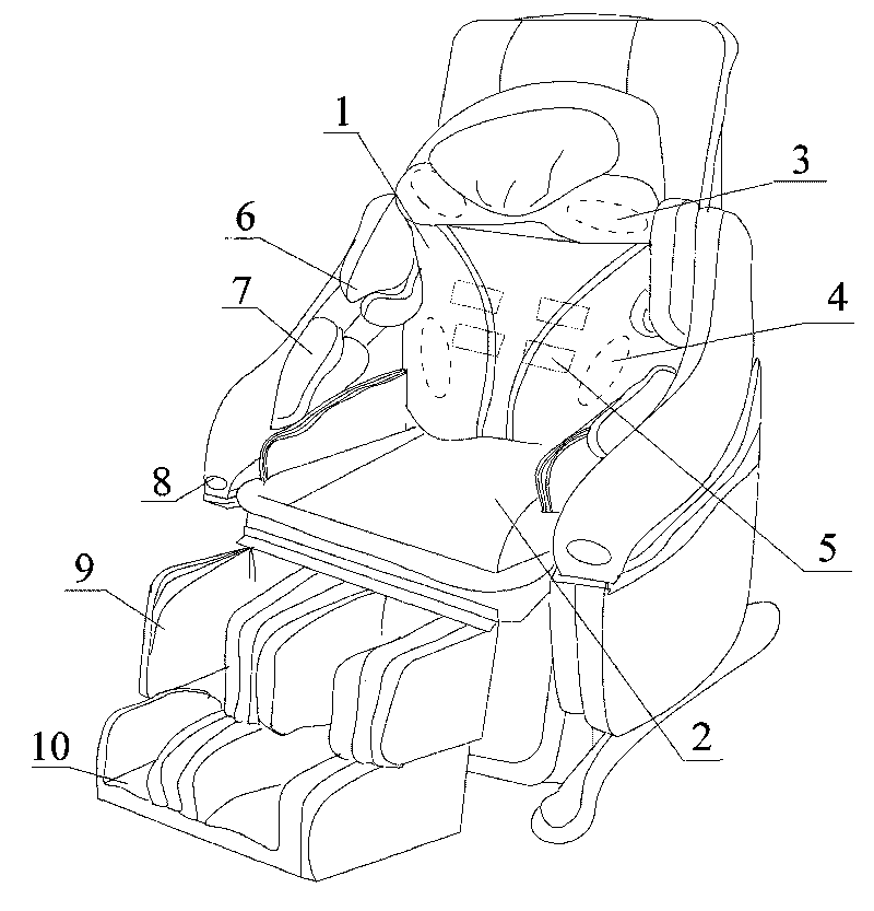 Multifunctional massage chair