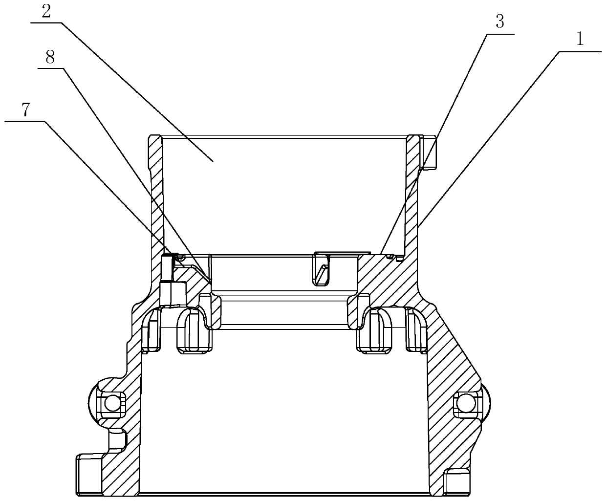 Supporting base of orbiting scroll