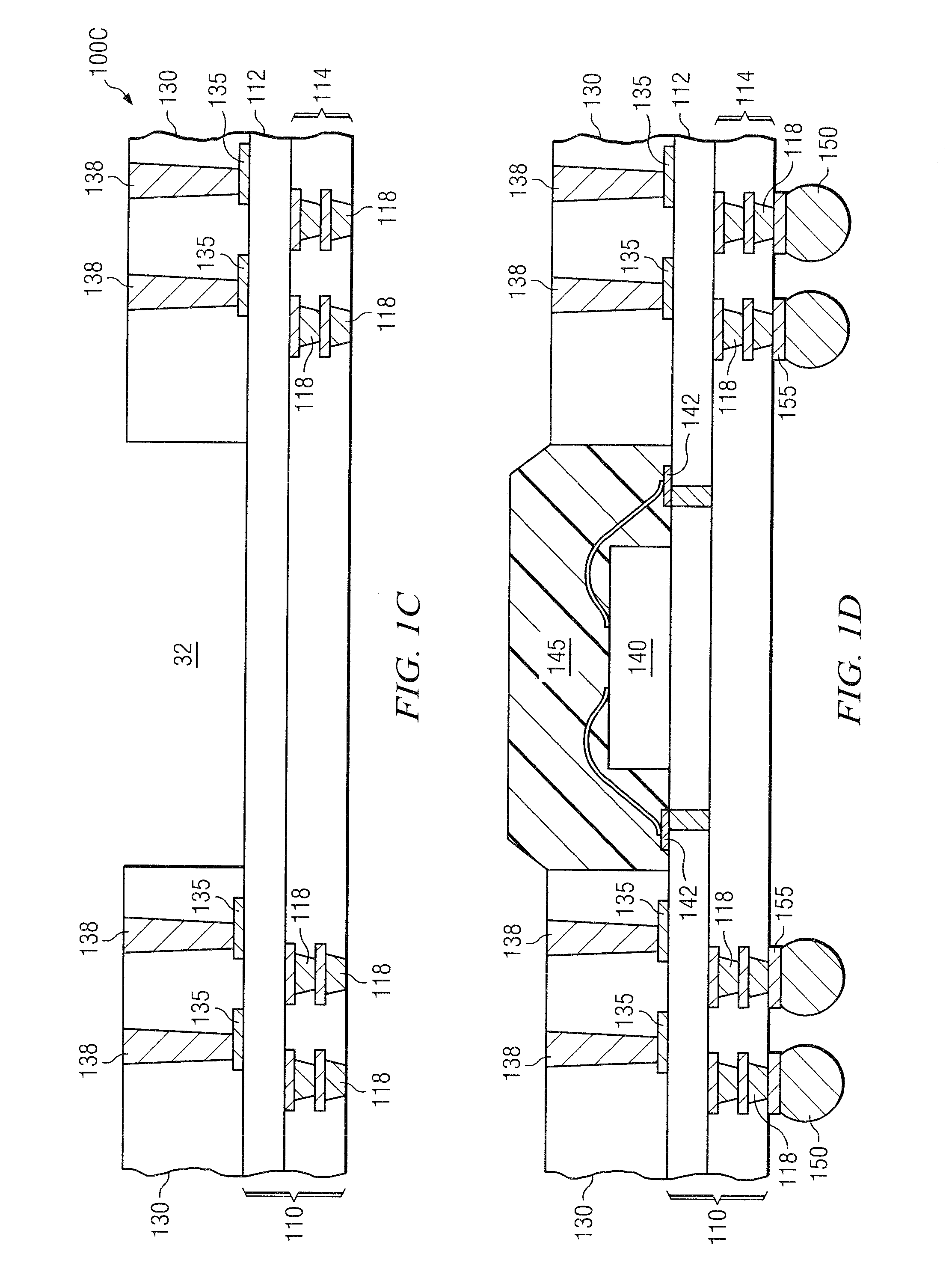 Substrate structure for cavity package