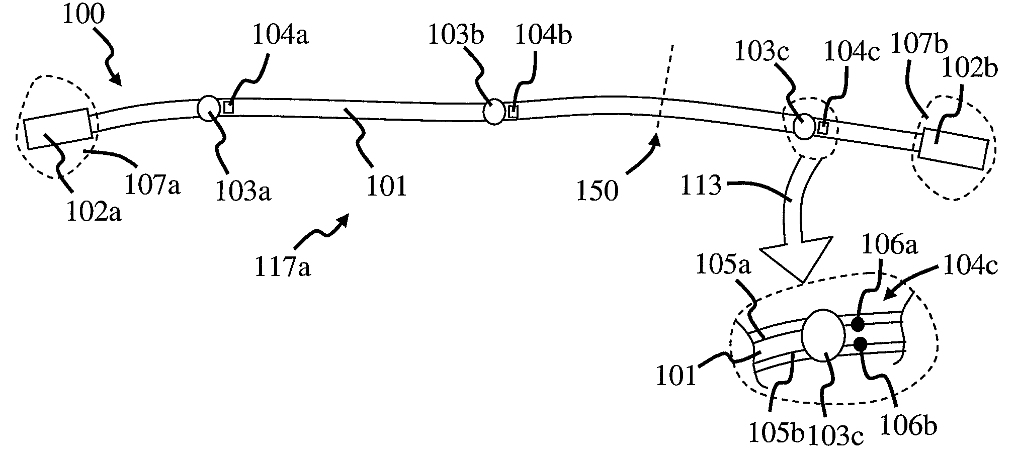 Networking cable with lighting system for cable tracing