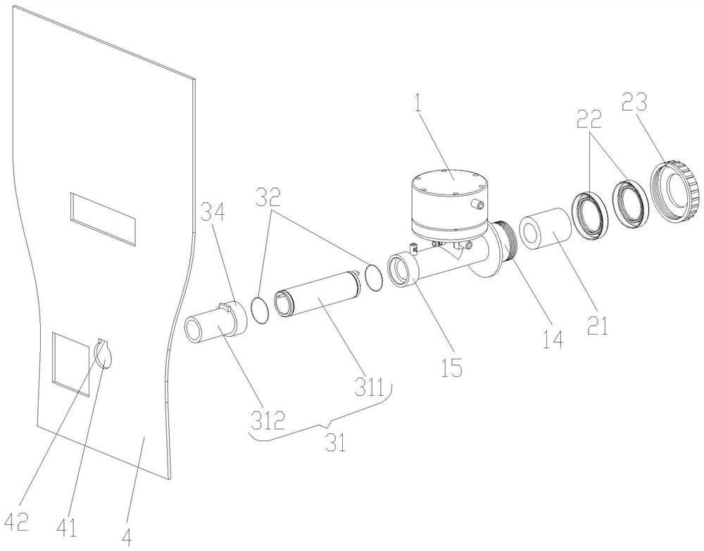 Anti-leakage structure of vacuum blow-down valve