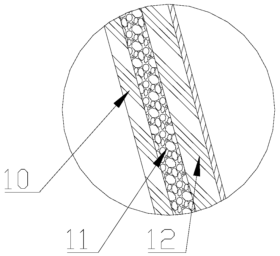 Large-span box girder forming die and forming process