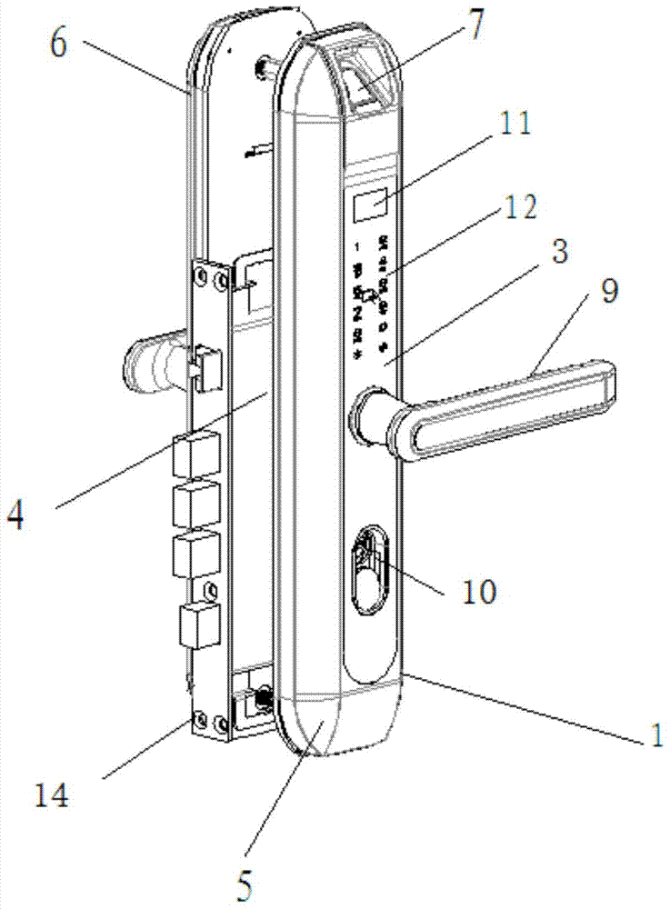 A keyboard navigation system and keyboard navigation method for smart locks