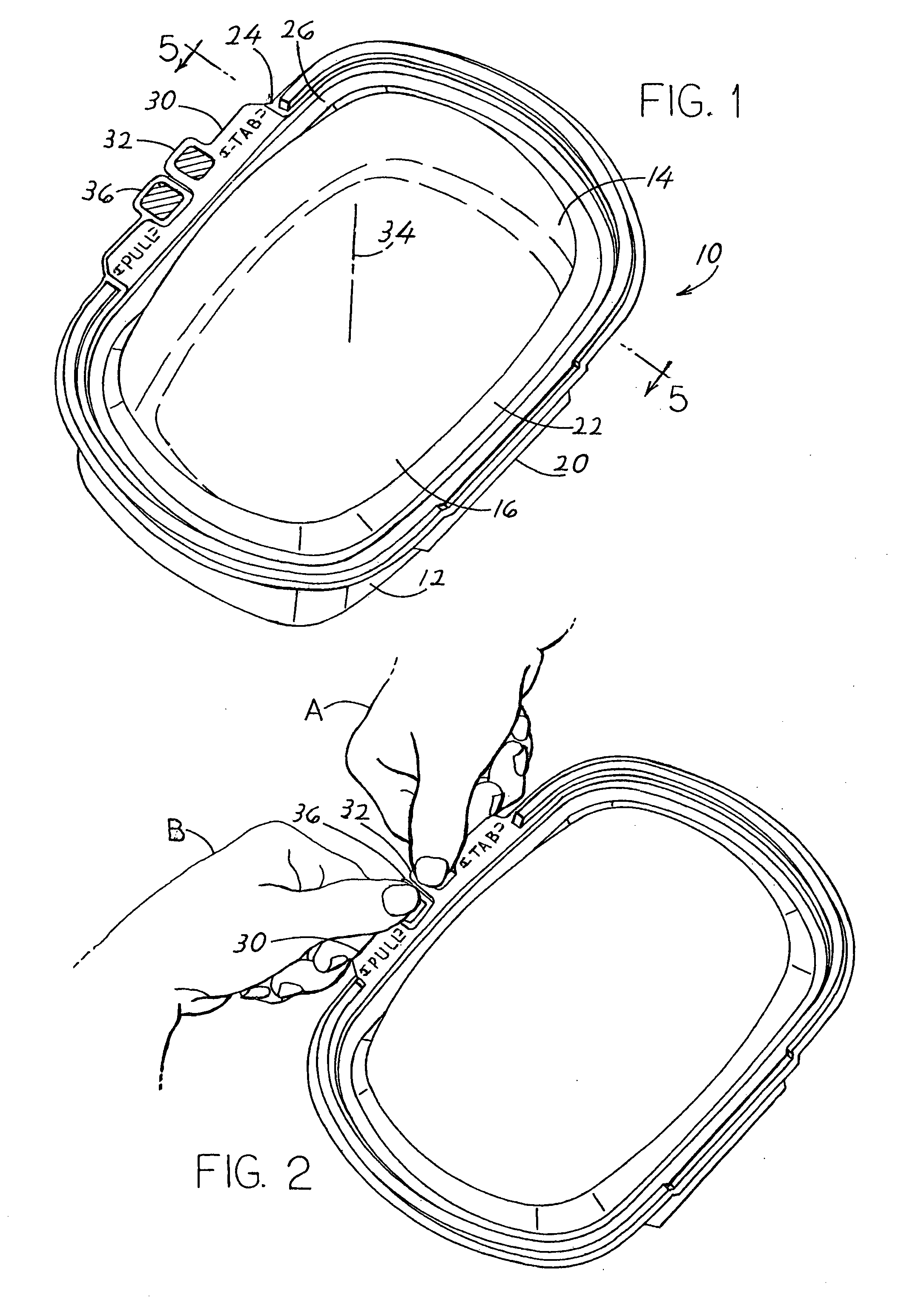 Edge-tearing tamper-evident container